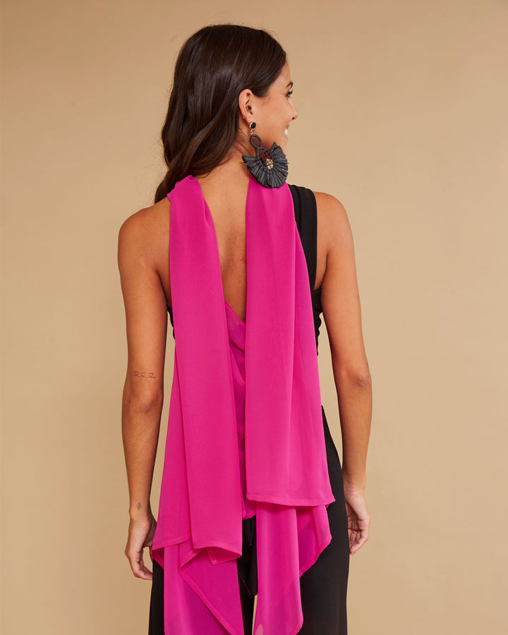 Pañuelo Gasa Fucsia