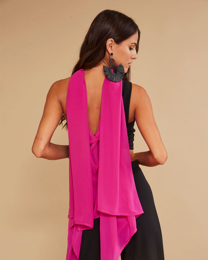 Pañuelo Gasa Fucsia