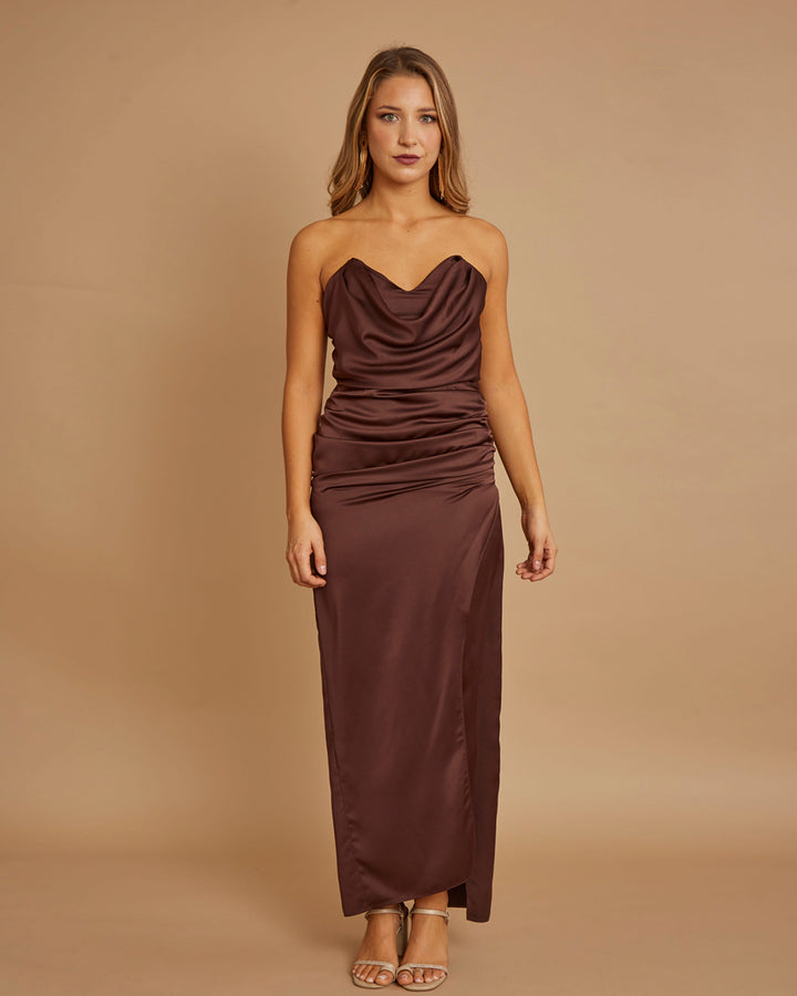 Vestido Siena Café