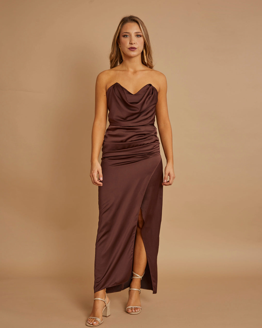 Vestido Siena Café