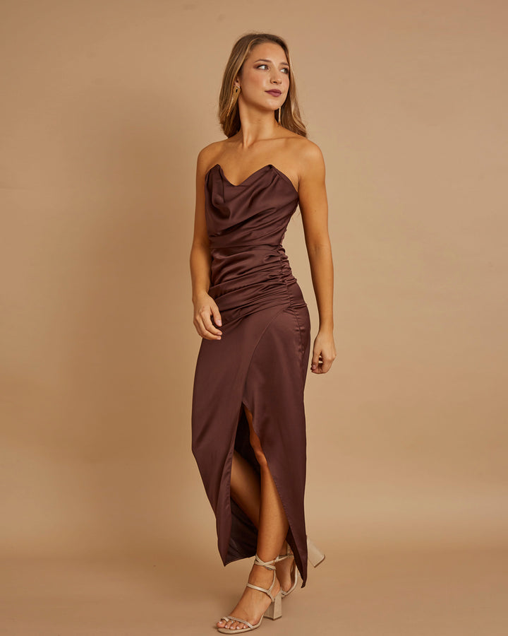 Vestido Siena Café